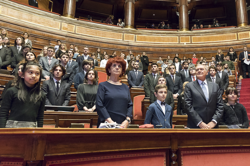 Un momento della cerimonia.