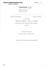 Pubblicazione del resoconto stenografico (estratto) missione a Palermo del 3 novembre 1988 - Commissione Antimafia  X Legislatura
