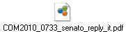 COM2010_0733_senato_reply_it.pdf